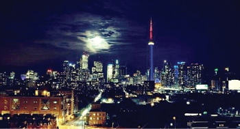 "The CN Tower light up for Philippines"