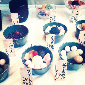 浅草でのクリームあんみつ♡