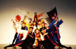 ソーラン節を披露する桜舞のみなさん