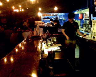 モントリオールも続々と居酒屋がオープンしていますね。居酒屋「かぼちゃ」にて。