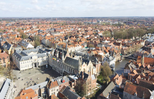 世界遺産・ブルージュのベルフォルトからの眺め