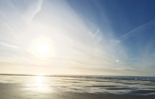 オステンドの海岸
