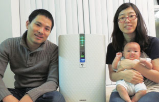 赤ちゃんも安心のキレイな空気を保つ