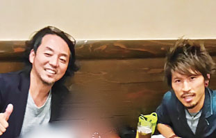 佐々木さん（左）と Hiroさん（右）
