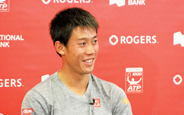 決勝後の記者会見の様子