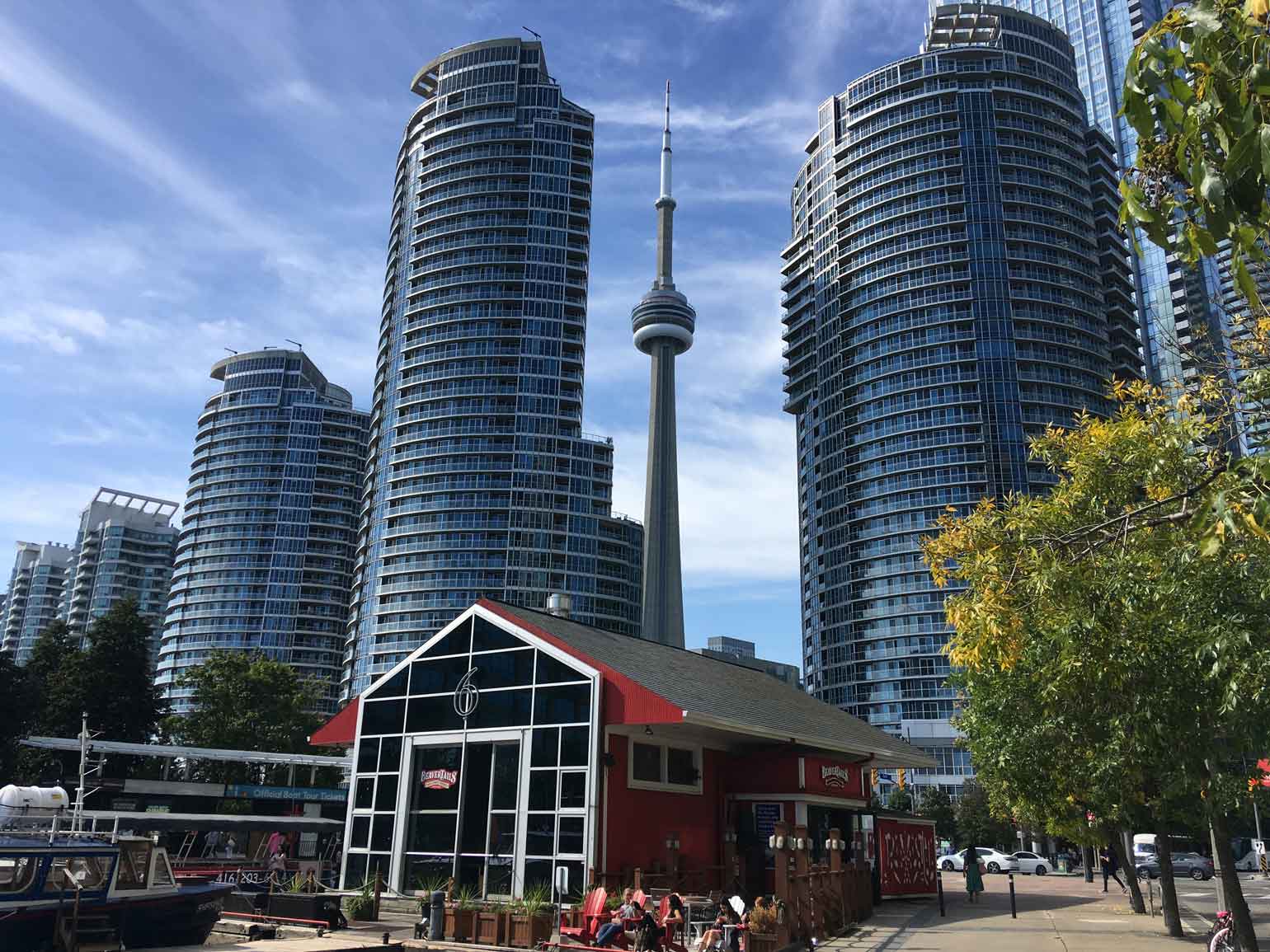 ビーバーテイルズとCNタワー