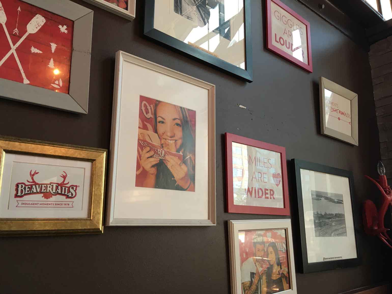 カウンター席のインテリア