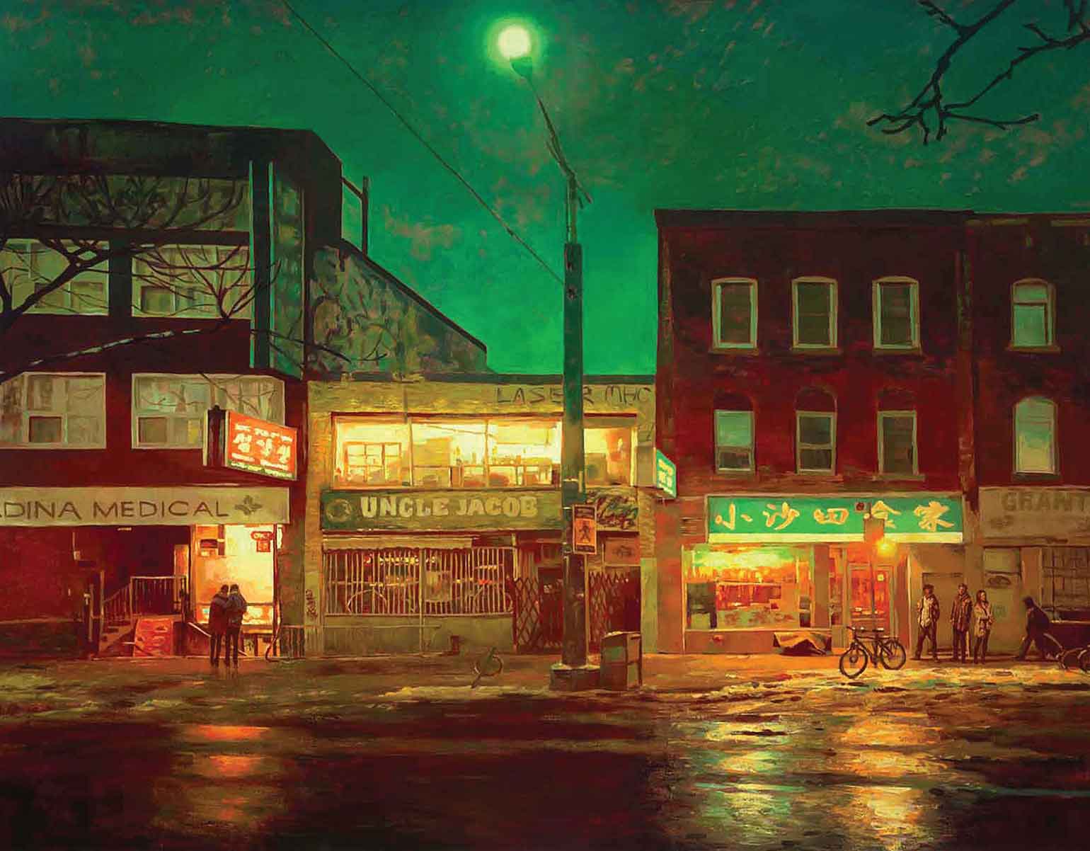 Green Hour, 2018, oil on linen, 72 x 96 inchesCourtesy of Nicholas Metivier Gallery, Toronto