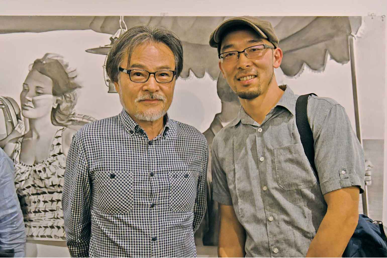 今回の黒沢監督の映画にも参加したフォーリー・アーティストの小山吾郎氏 (右)