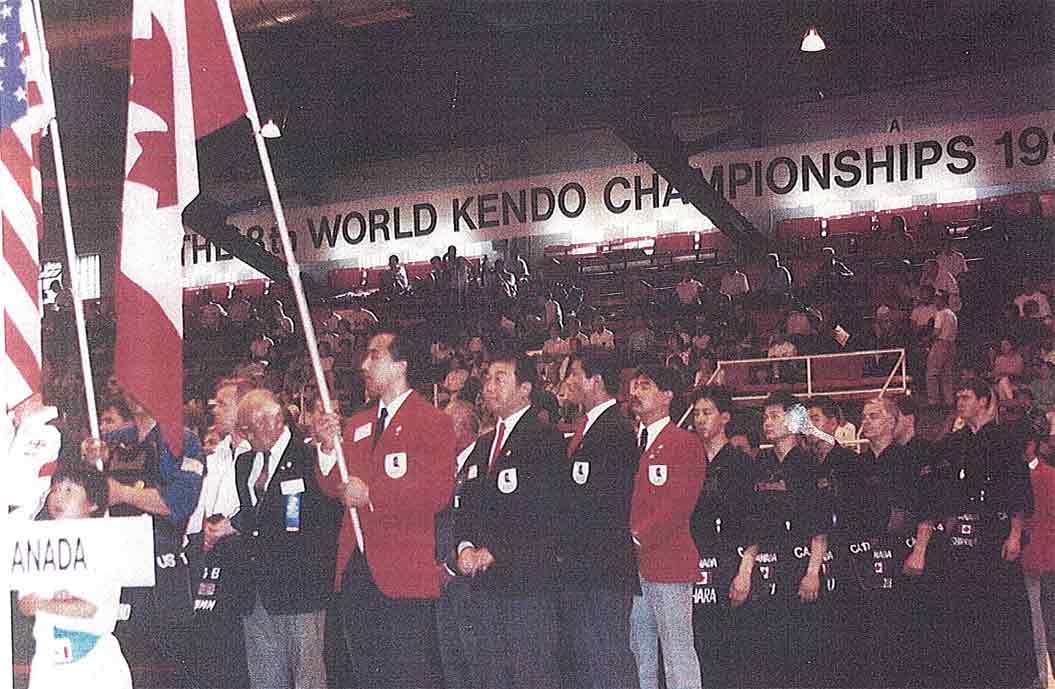 世界剣道大会カナダ代表団