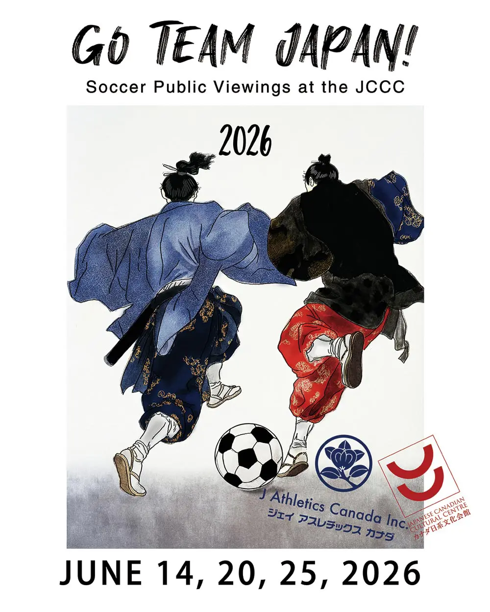 EVENT】日本代表をみんなで応援しよう！JCCCでサッカー日本代表戦